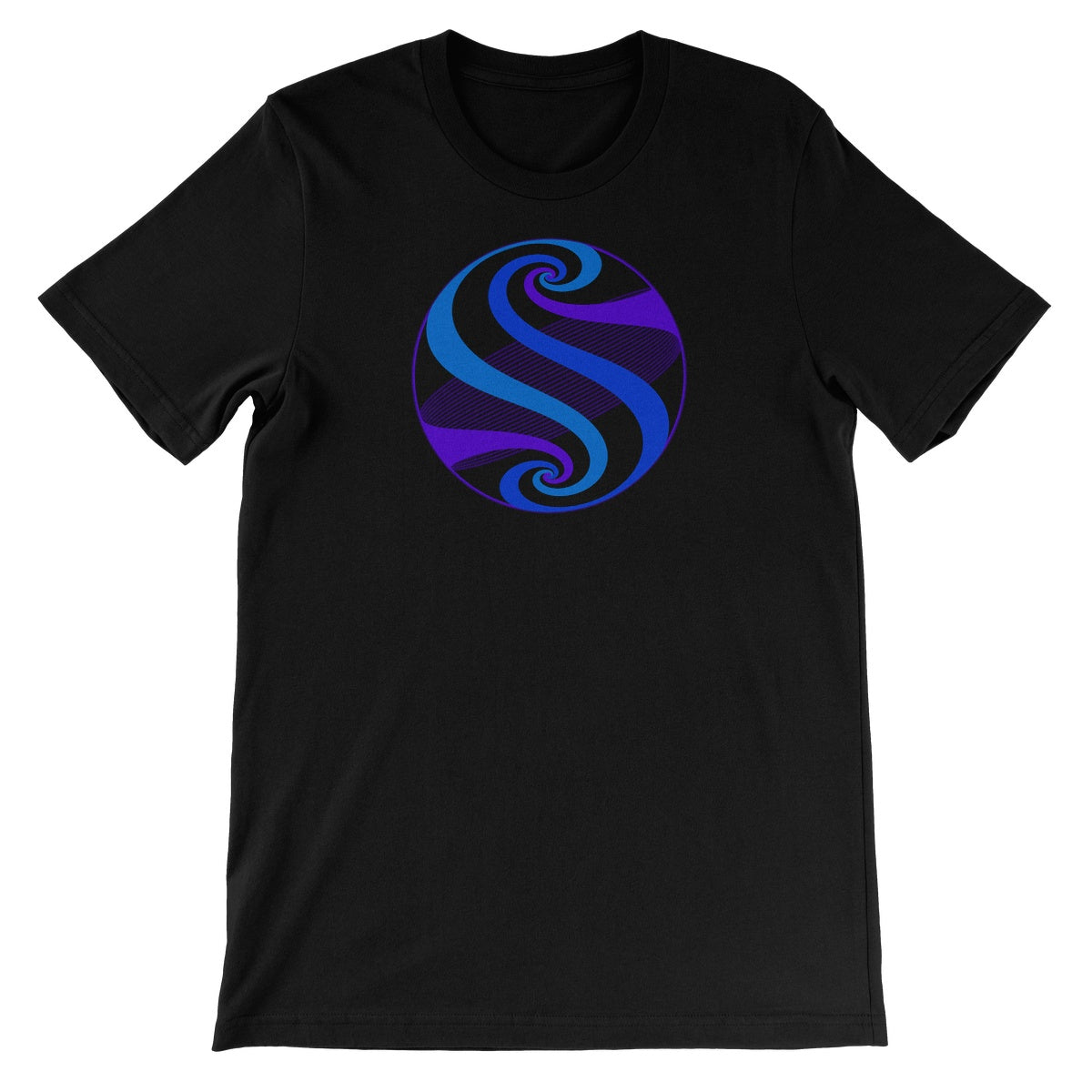 Möbius Flow, Twilight Sphere Unisex Short Sleeve T-Shirt