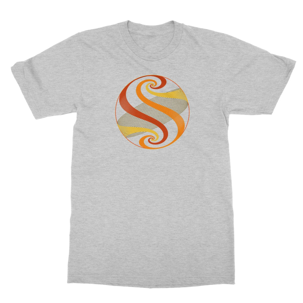 Möbius Flow, Autumn Sphere Softstyle T-Shirt