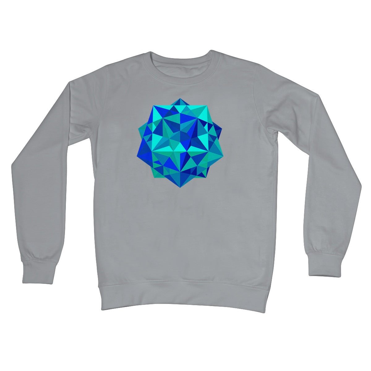 Five Cubes, Ocean Crew Neck Sweatshirt