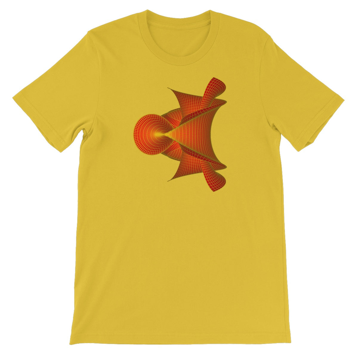 Kuen's Surface, Red Unisex Short Sleeve T-Shirt