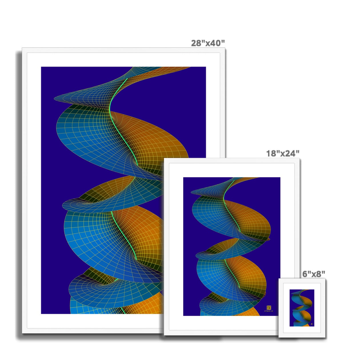 Riemann Surface of Arcsine Framed & Mounted Print