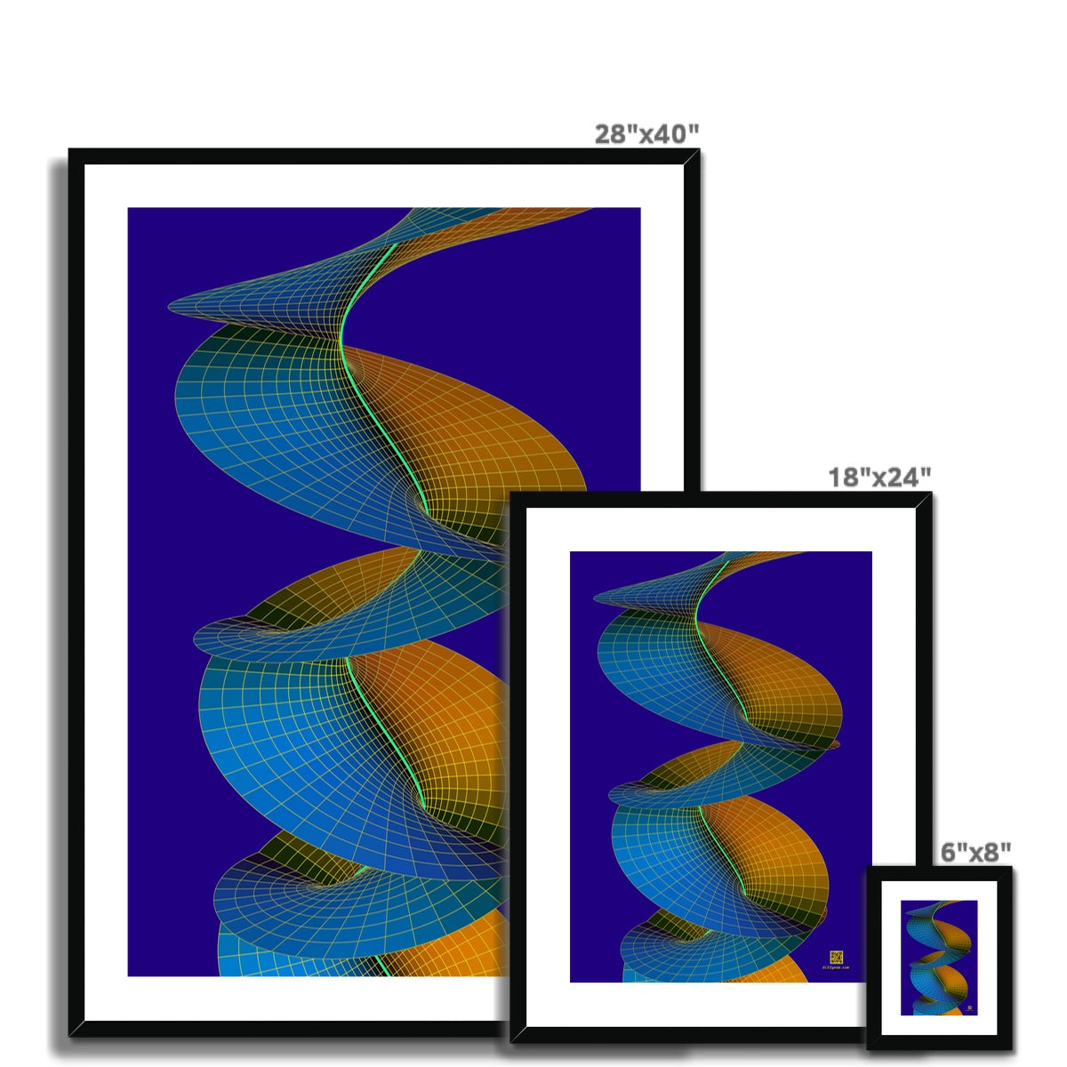 Riemann Surface of Arcsine Framed & Mounted Print