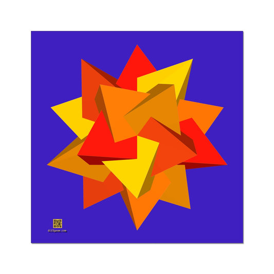 Five Tetrahedra, Autumn Wall Art Poster
