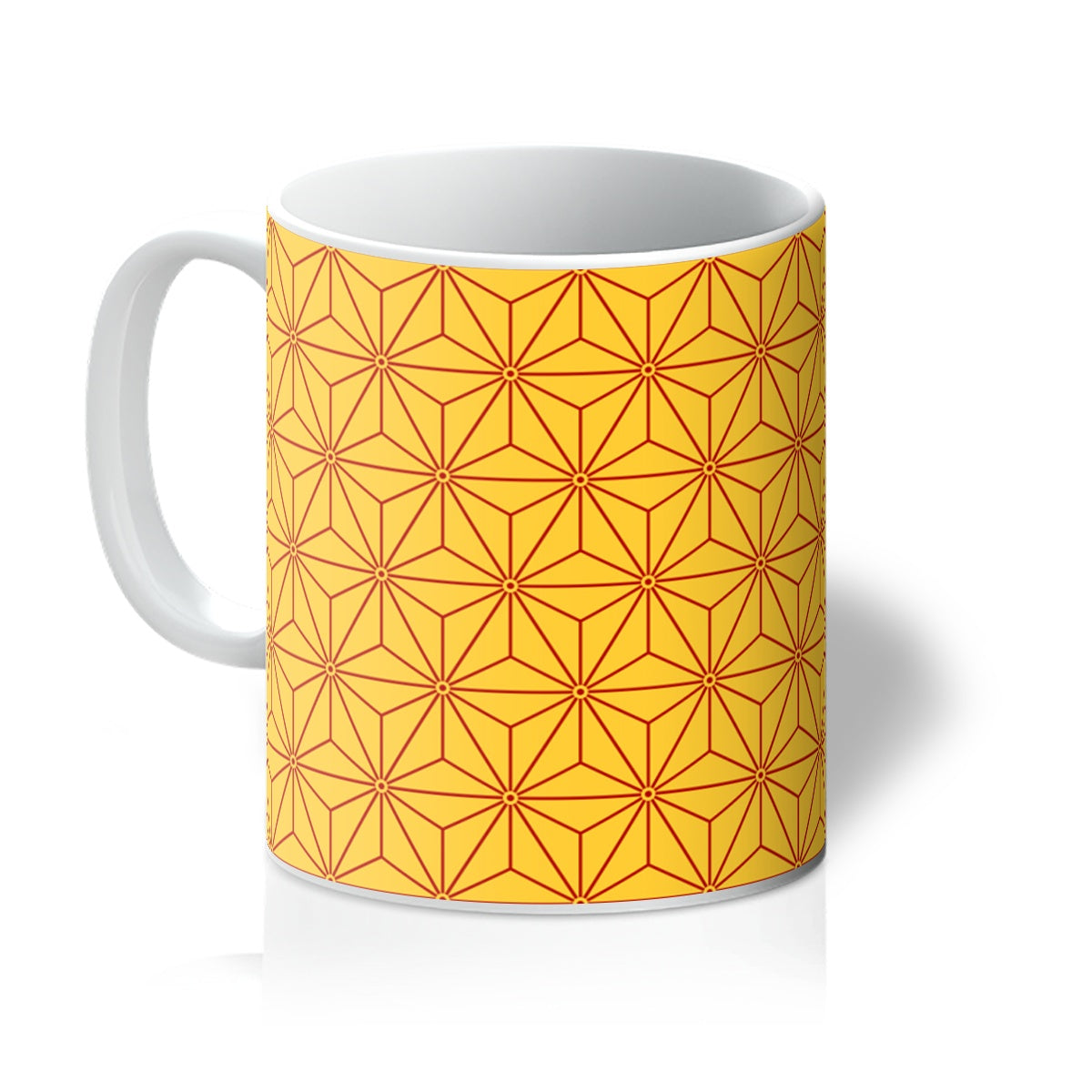 Hexagon Star, Gold Mug