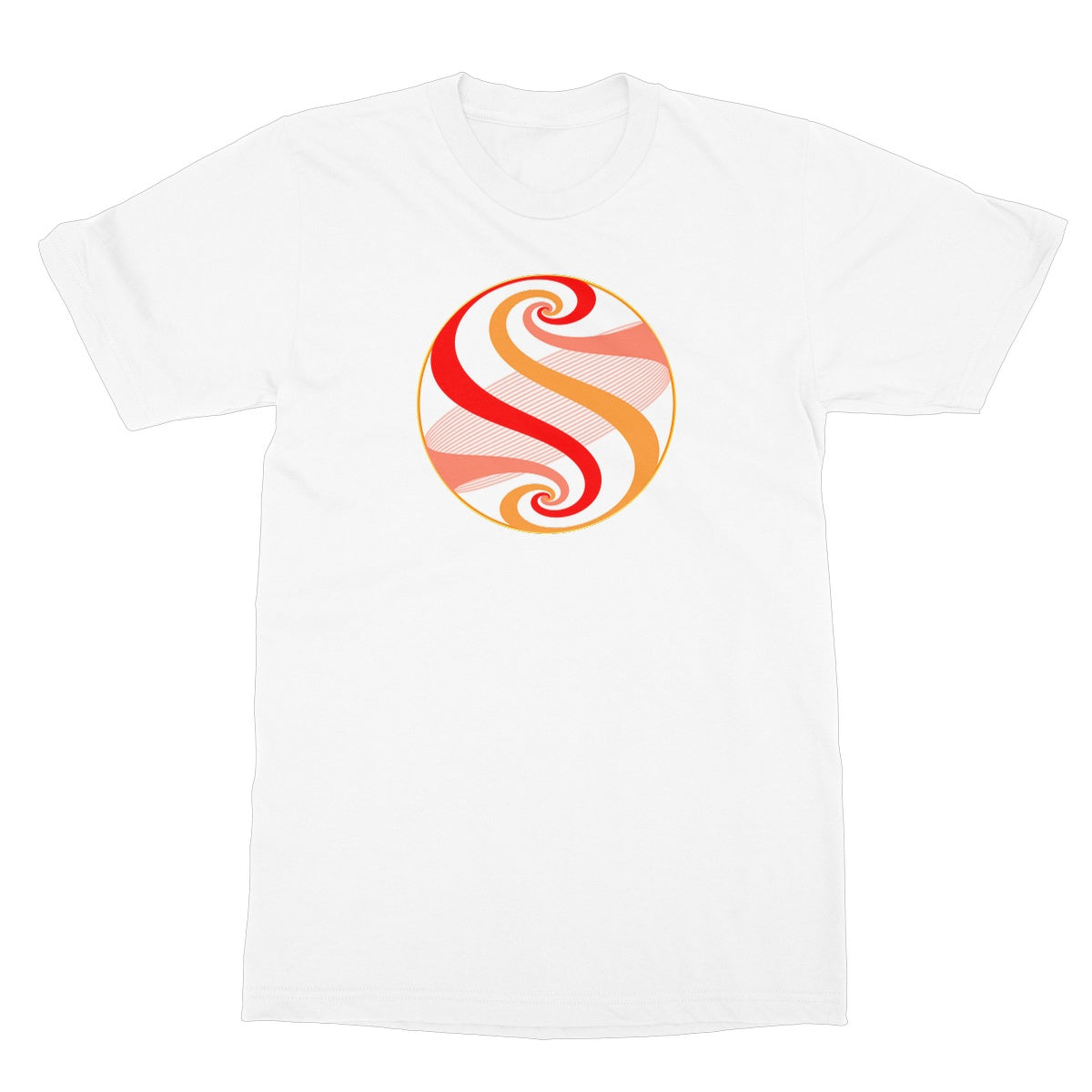 Möbius Flow, Dawn Sphere Softstyle T-Shirt