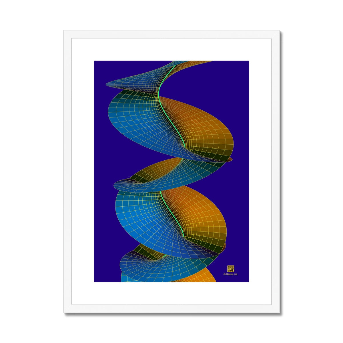 Riemann Surface of Arcsine Framed & Mounted Print