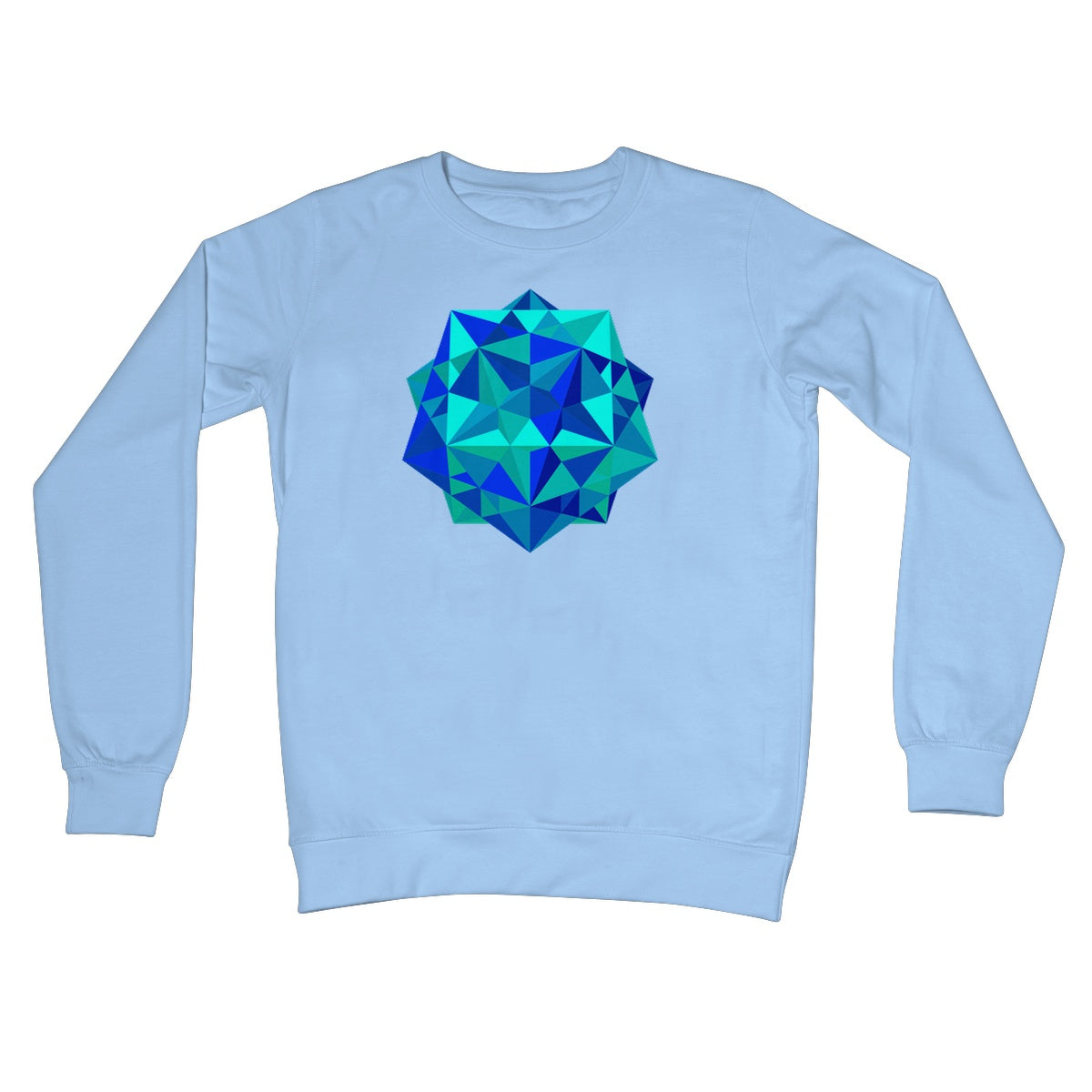 Five Cubes, Ocean Crew Neck Sweatshirt