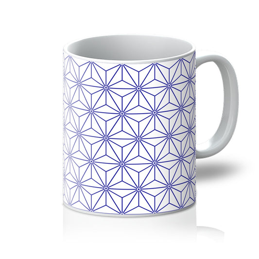 Hexagon Star, White Mug