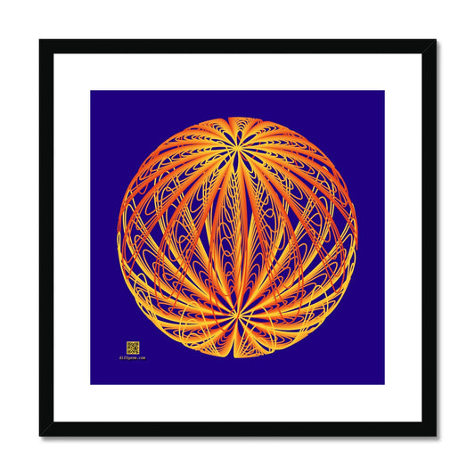Dipole, Fire Sphere Framed & Mounted Print