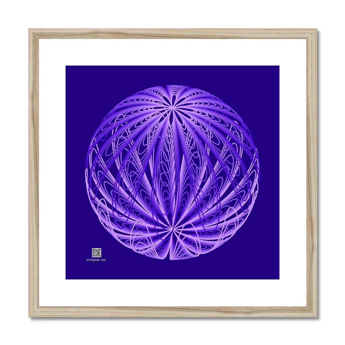 Dipole, Xray Sphere Framed & Mounted Print