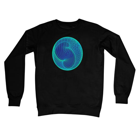 Ellipsoid Geodesics, Cool Crew Neck Sweatshirt