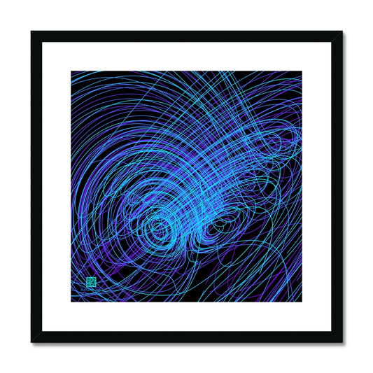 Lorenz Attractor, Cool Framed & Mounted Print