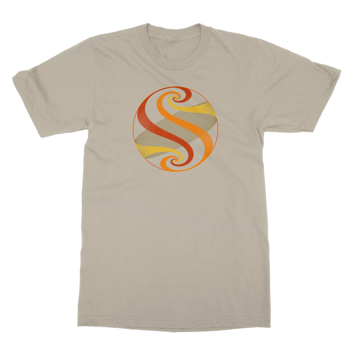 Möbius Flow, Autumn Sphere Softstyle T-Shirt