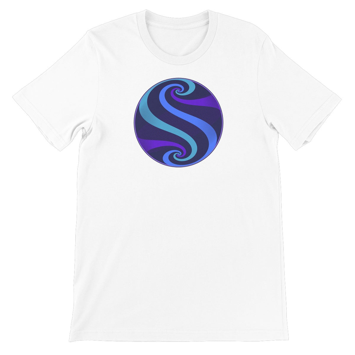 Möbius Flow, Twilight Globe Unisex Short Sleeve T-Shirt