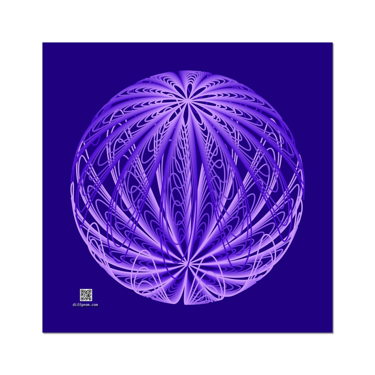 Dipole, Xray Sphere Wall Art Poster