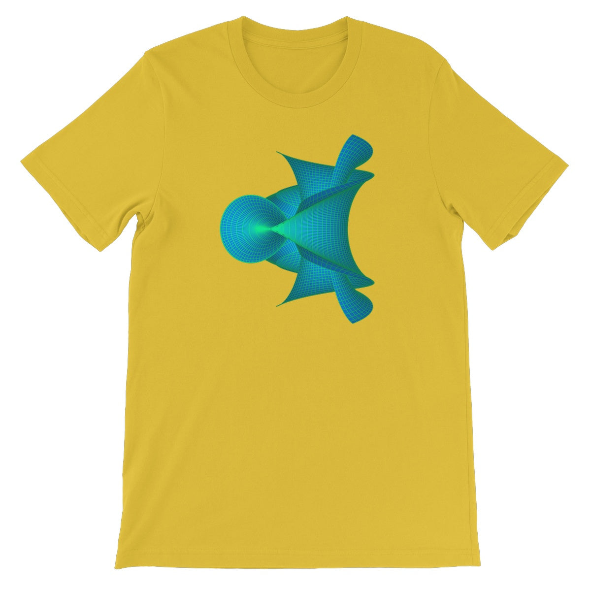 Kuen's Surface, Aqua Unisex Short Sleeve T-Shirt