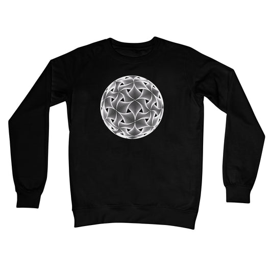 Diatom, White Crew Neck Sweatshirt