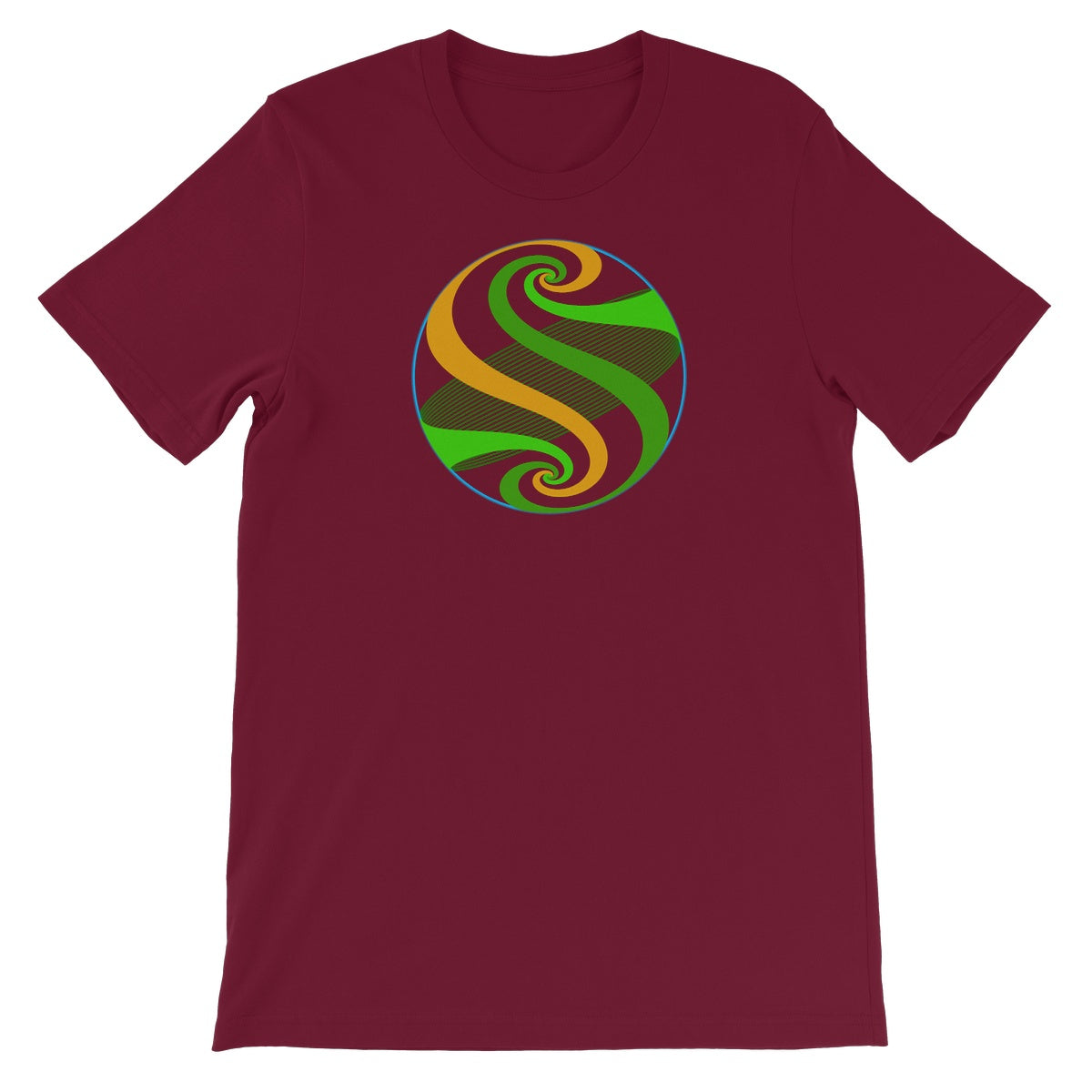 Möbius Flow, Pond Sphere Unisex Short Sleeve T-Shirt