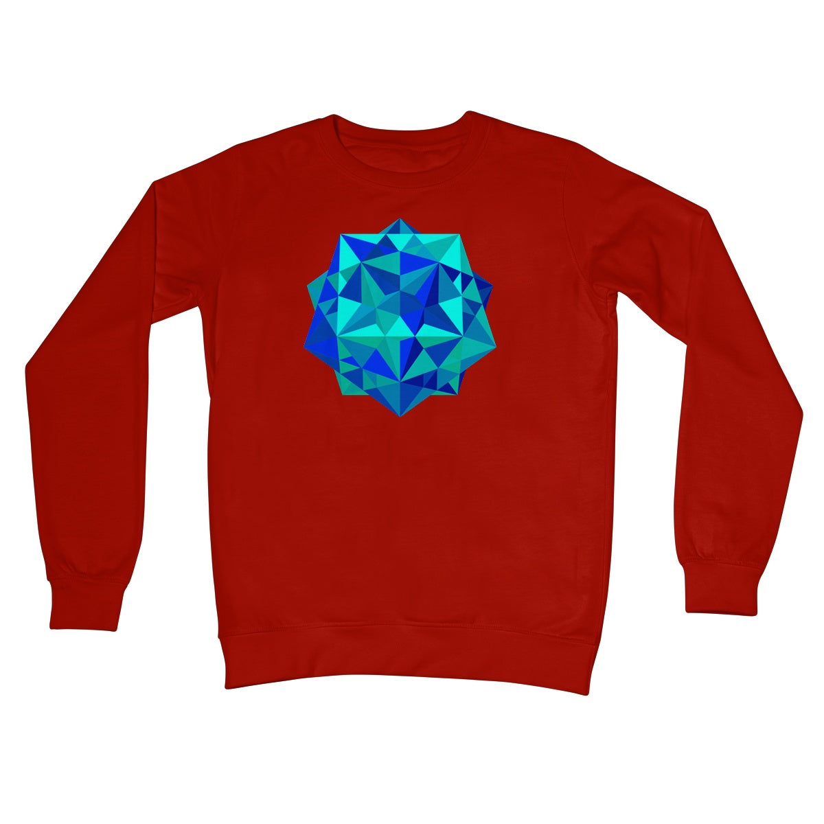 Five Cubes, Ocean Crew Neck Sweatshirt