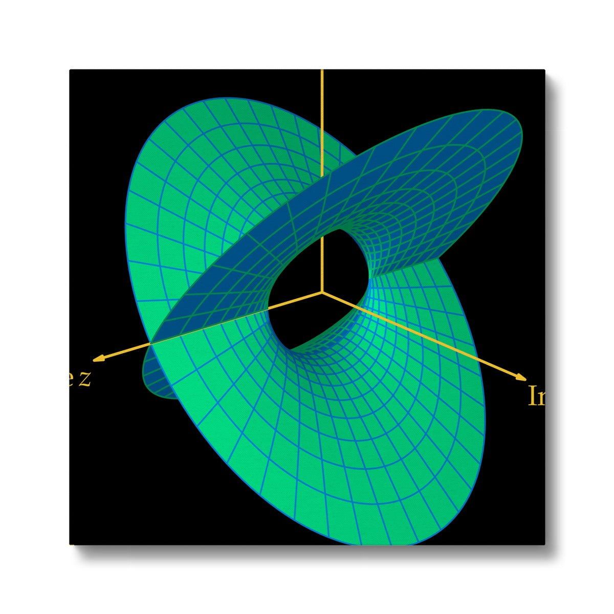 Complex Circle, 1 Slit Eco Canvas