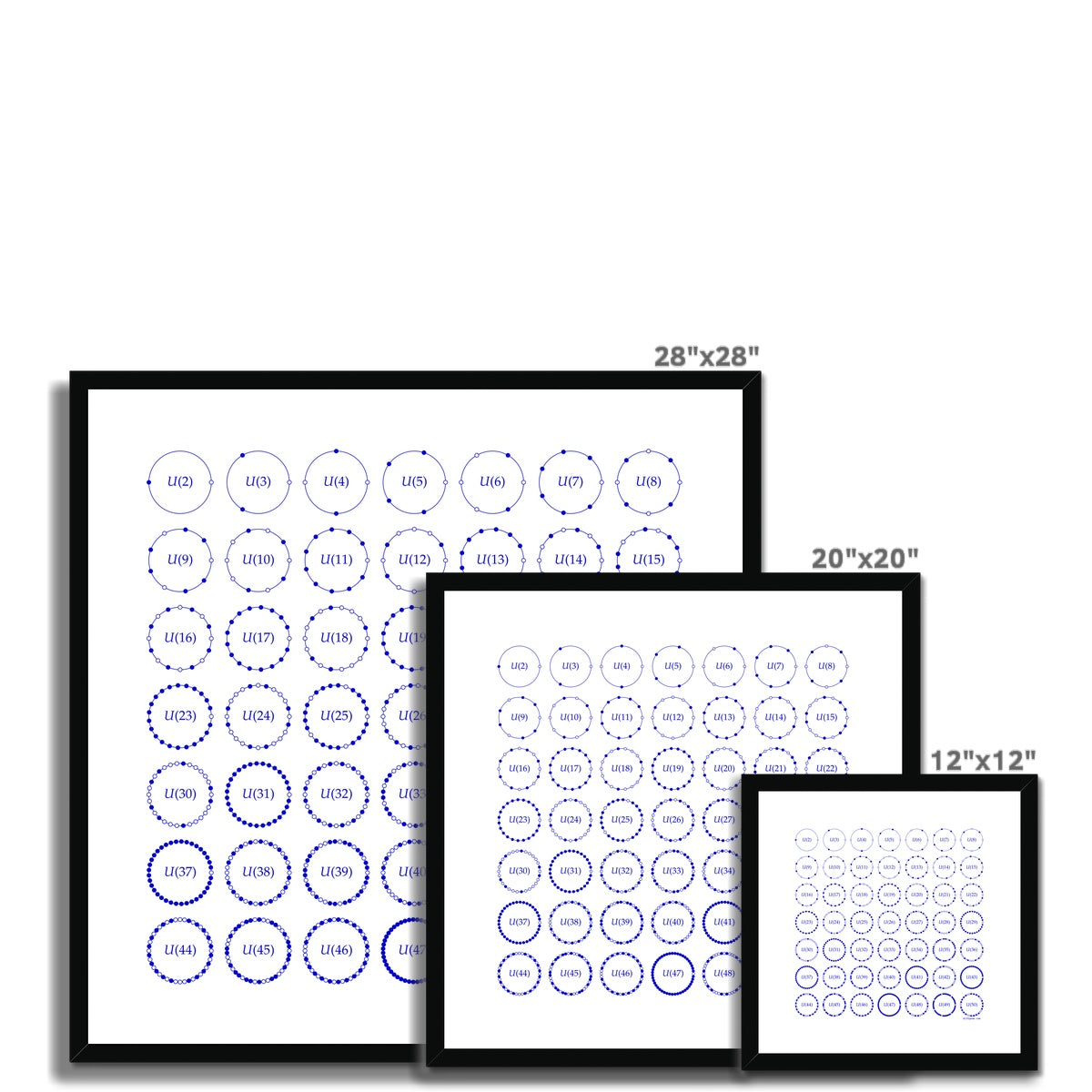 Multiplicative Units Framed & Mounted Print