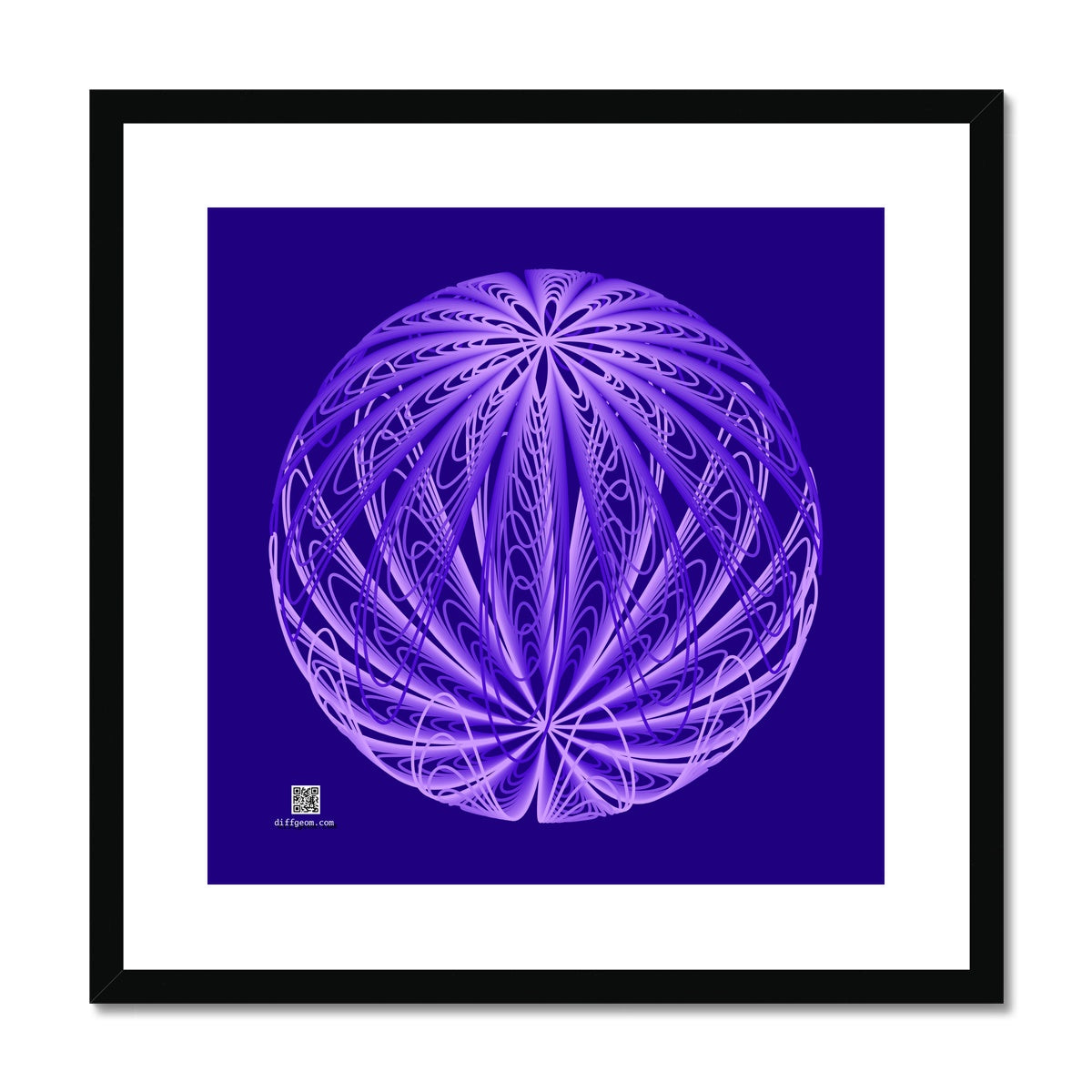 Dipole, Xray Sphere Framed & Mounted Print