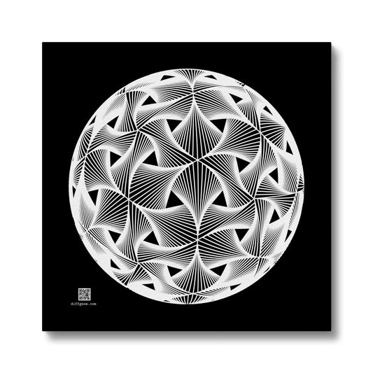 Diatom, White Eco Canvas