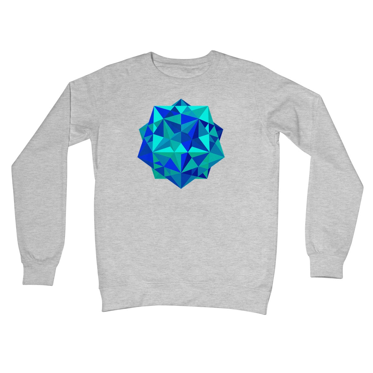 Five Cubes, Ocean Crew Neck Sweatshirt