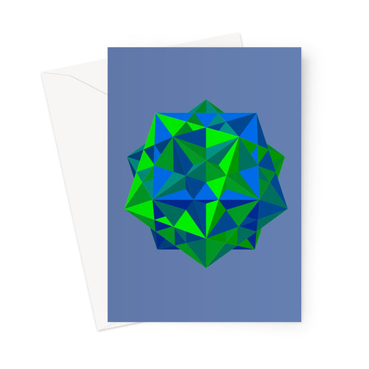 Five Cubes, Summer Greeting Card