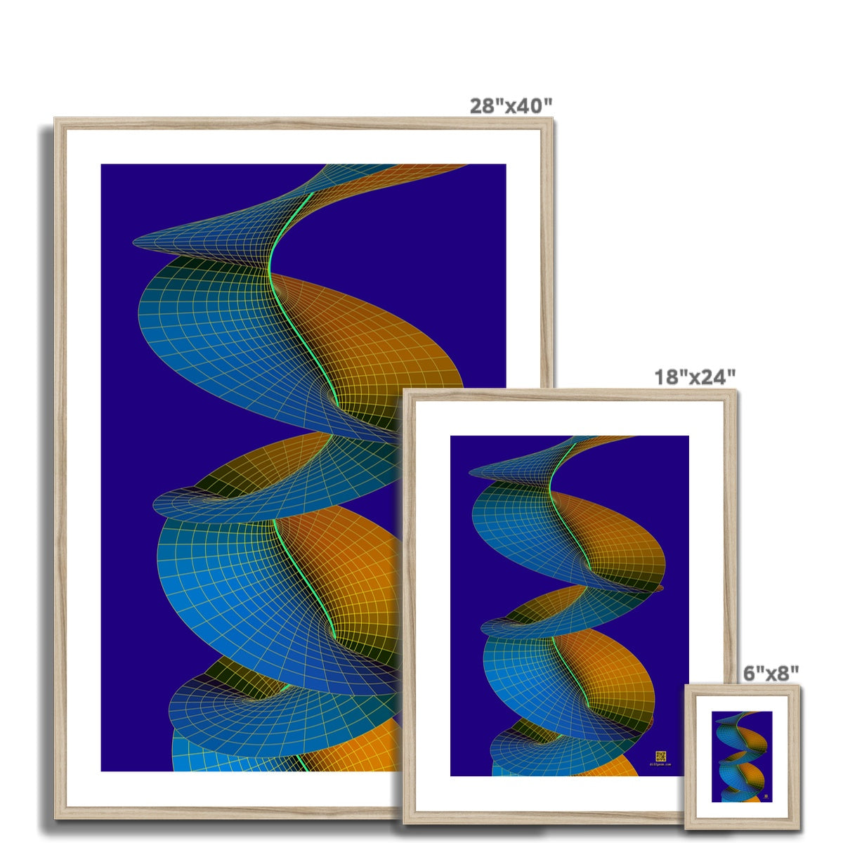 Riemann Surface of Arcsine Framed & Mounted Print