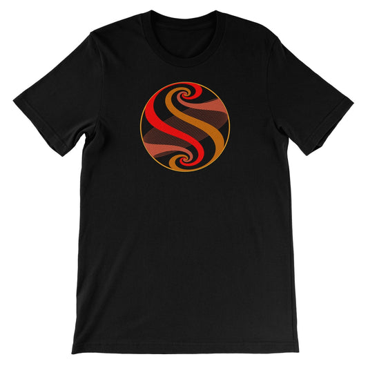 Möbius Flow, Dawn Sphere Unisex Short Sleeve T-Shirt