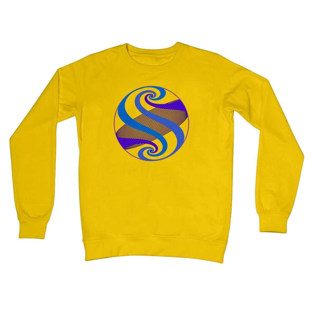 Möbius Flow, Twilight Sphere Crew Neck Sweatshirt