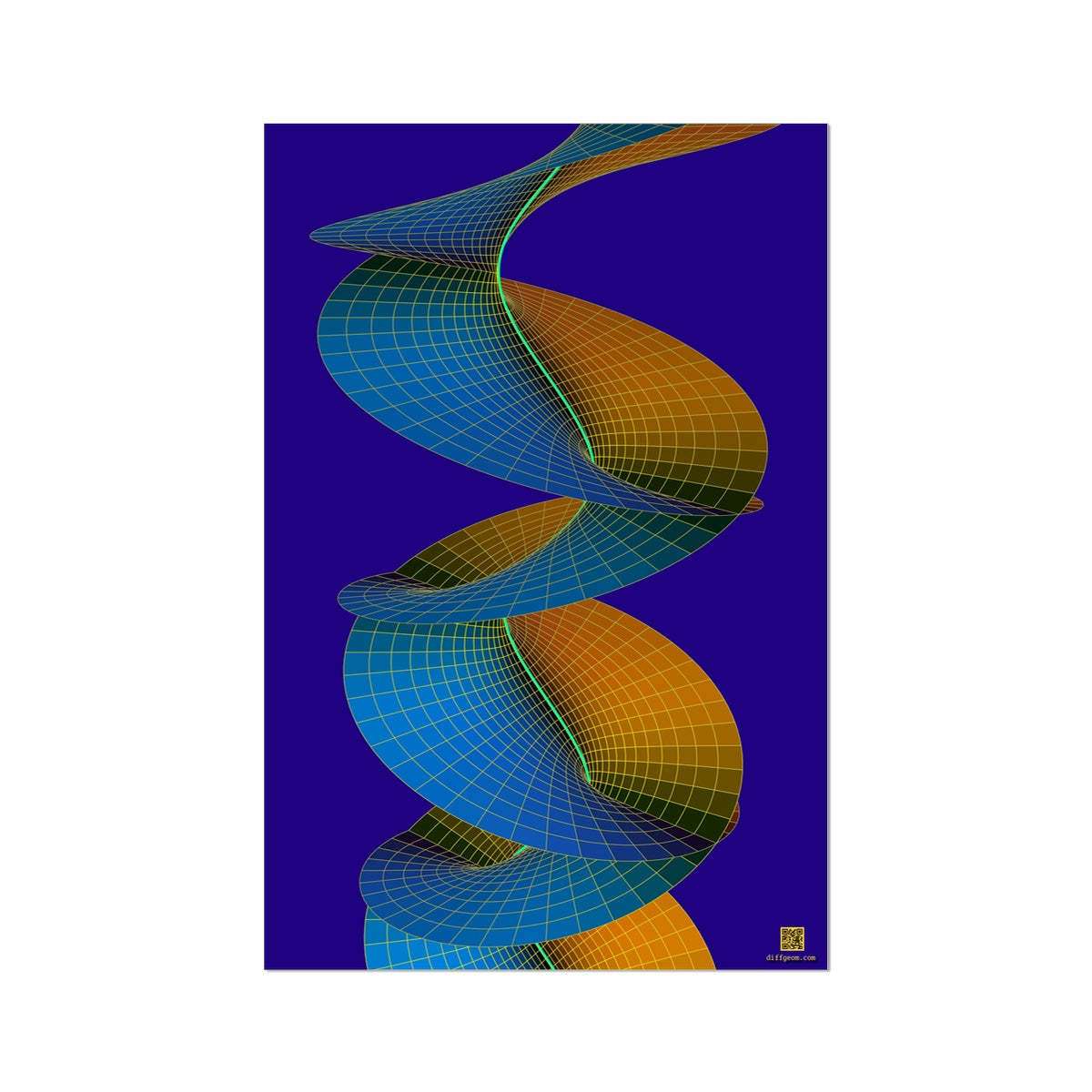 Riemann Surface of Arcsine Fine Art Print