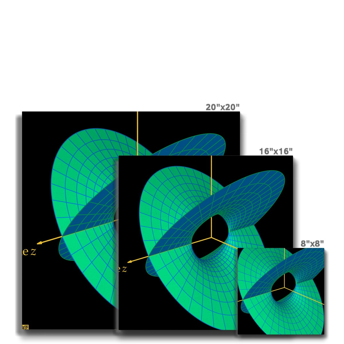 Complex Circle, 1 Slit Eco Canvas