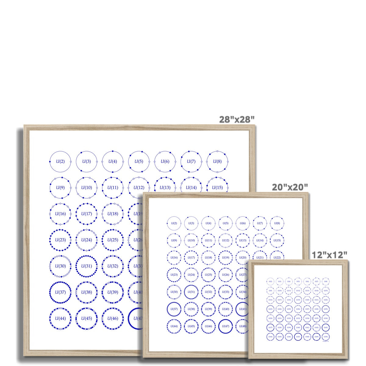 Multiplicative Units Framed & Mounted Print