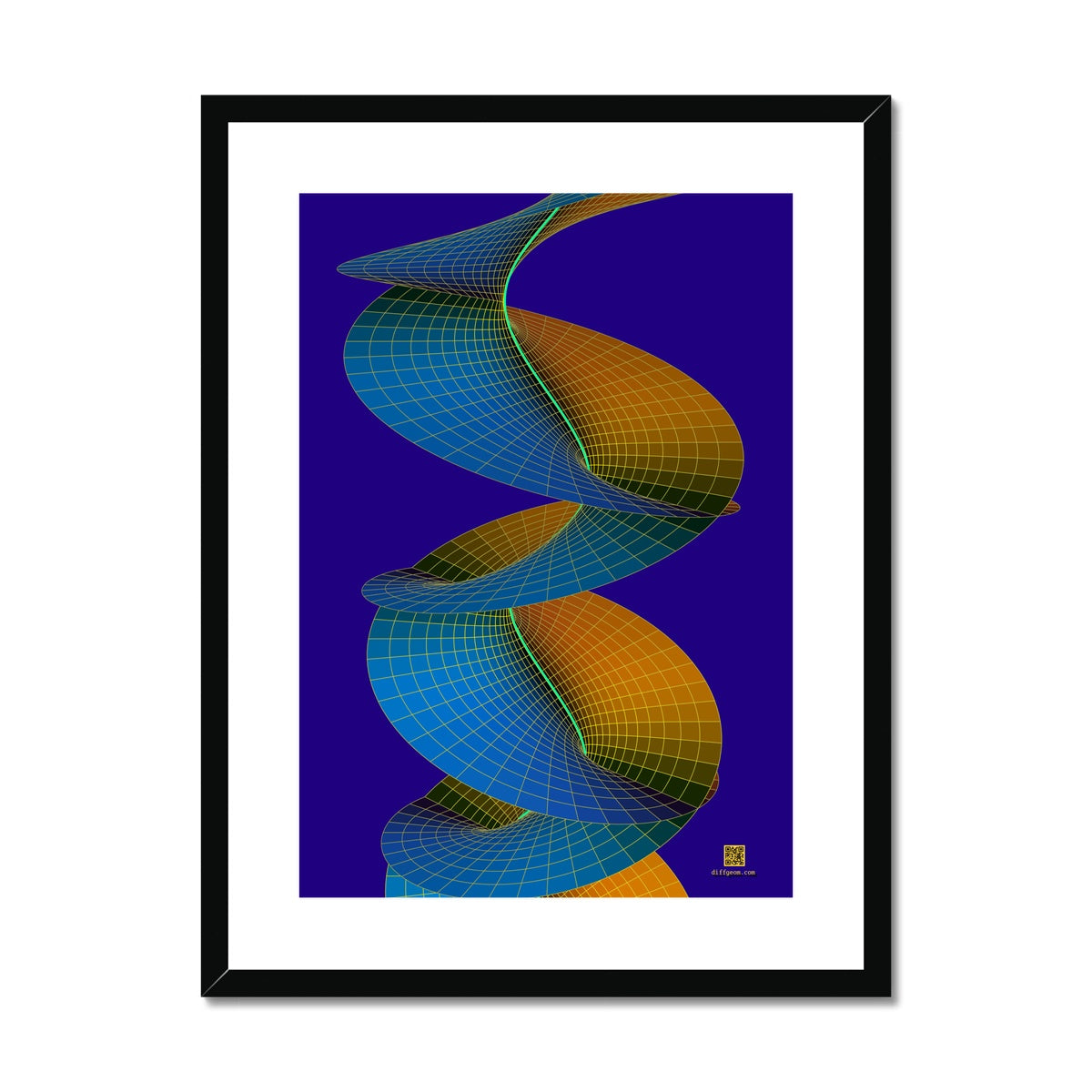 Riemann Surface of Arcsine Framed & Mounted Print