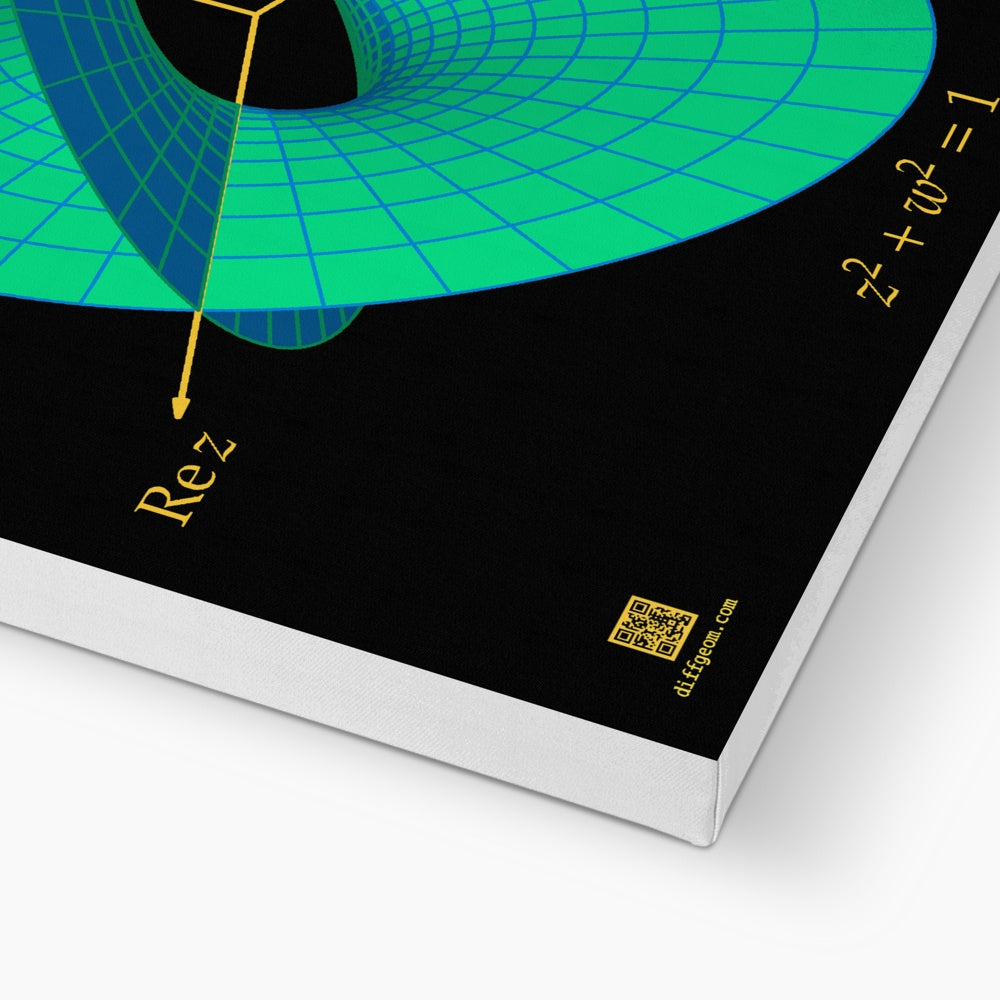 Complex Circle, 1 Slit Eco Canvas