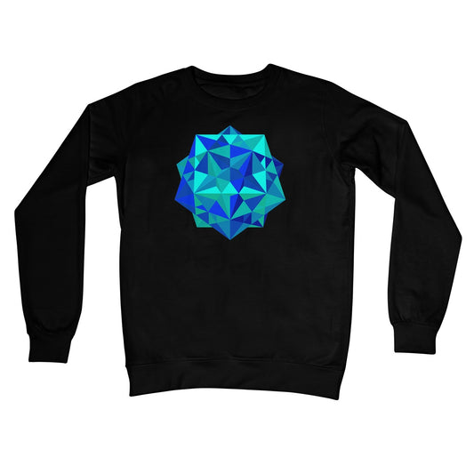 Five Cubes, Ocean Crew Neck Sweatshirt
