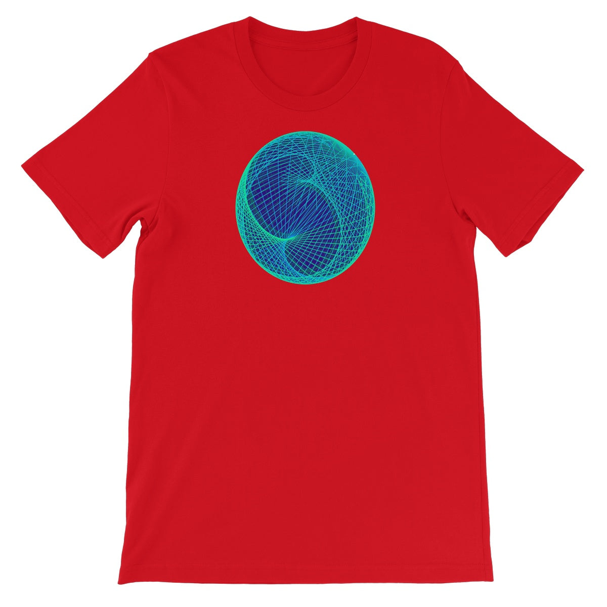 Ellipsoid Geodesics, Cool Unisex Short Sleeve T-Shirt