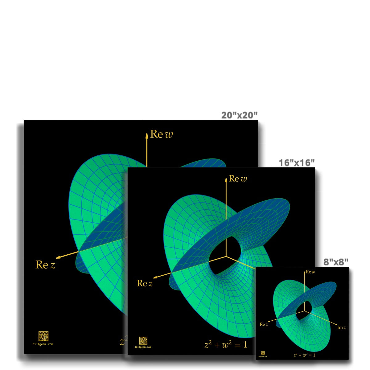 Complex Circle, 1 Slit Eco Canvas