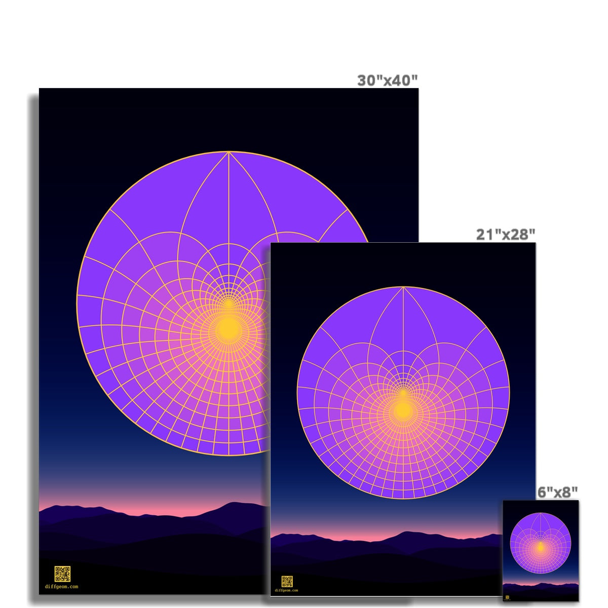 Lotus Sunrise, Scape Wall Art Poster