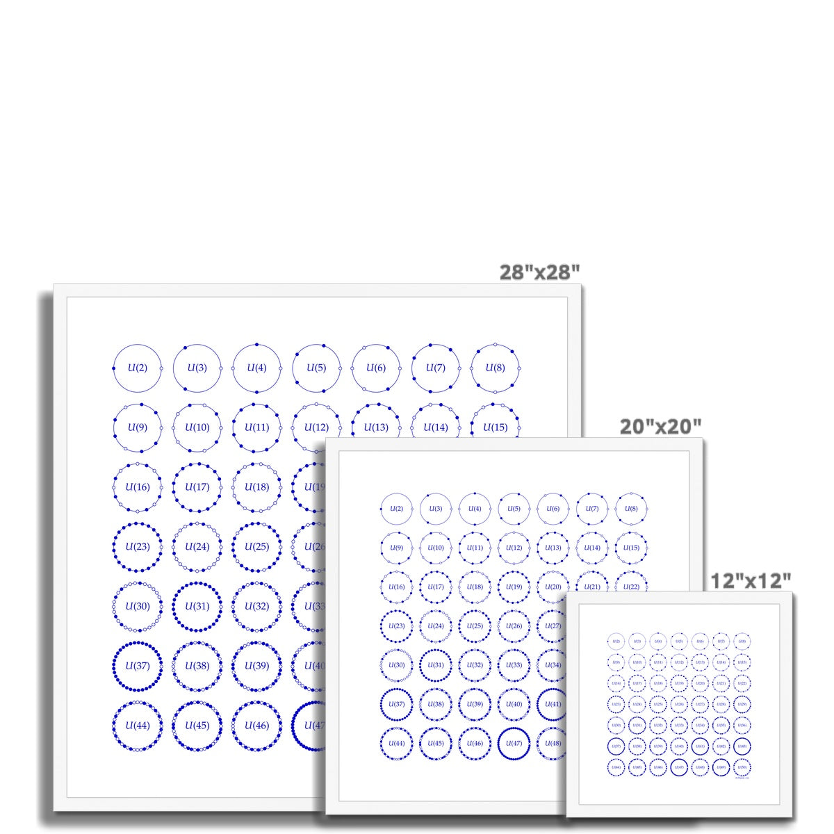 Multiplicative Units Framed & Mounted Print