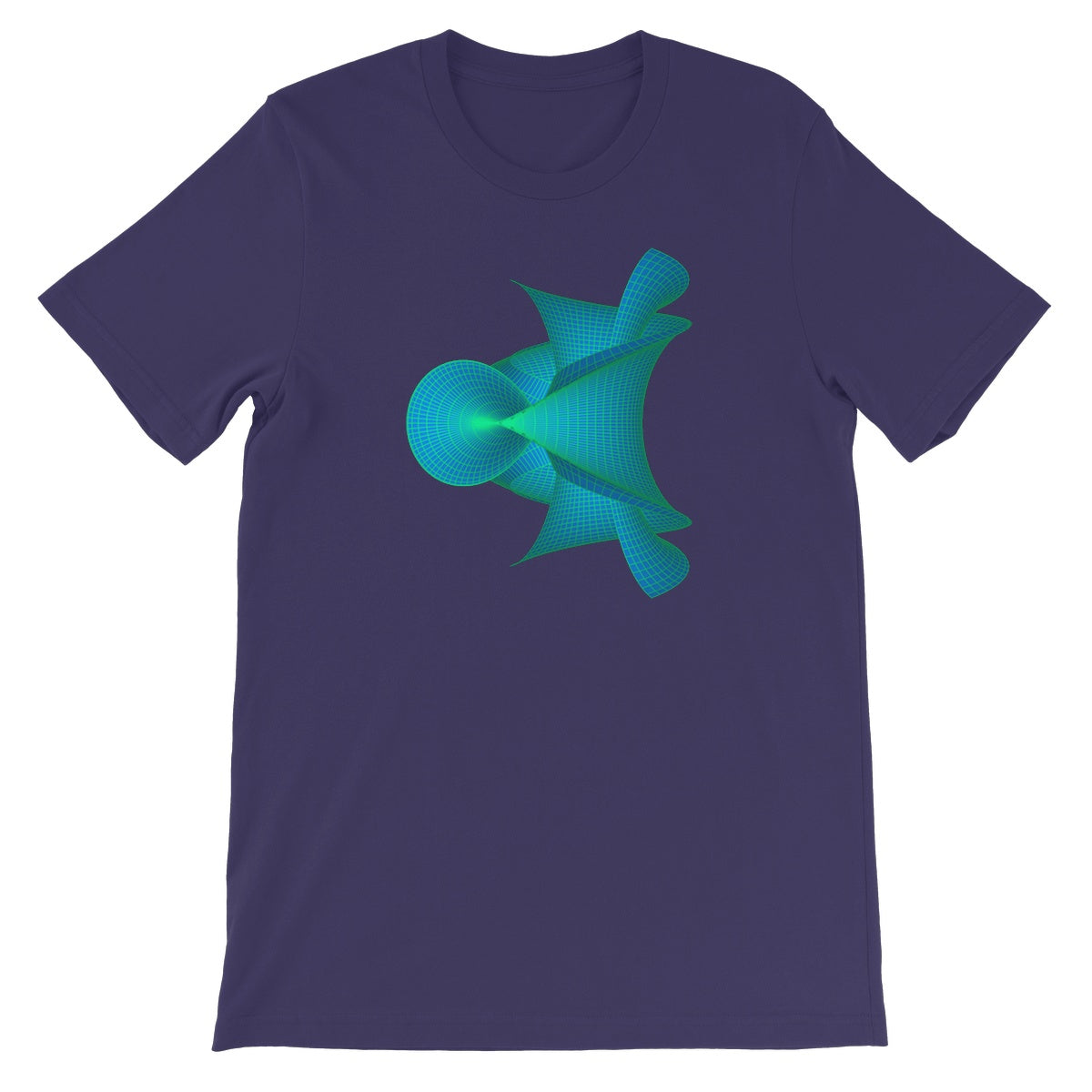 Kuen's Surface, Aqua Unisex Short Sleeve T-Shirt